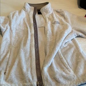 white north face jacket